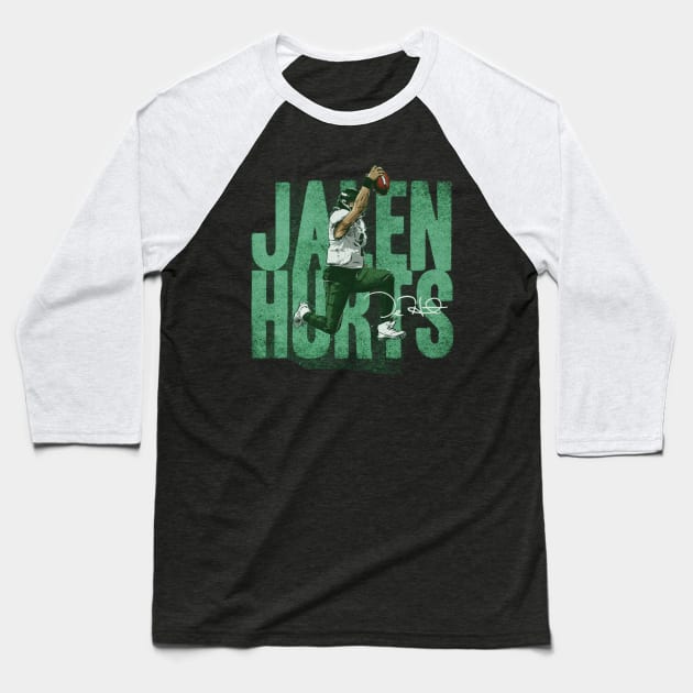 Jalen Hurts Philadelphia TD Hop Bold Baseball T-Shirt by Chunta_Design